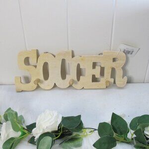 DIY Soccer Wooden Clothes Accessory Hanger